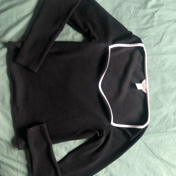 Long sleeve square neck shirt - Picture 1 of 3